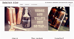 Desktop Screenshot of exhibitalegrowler.com